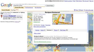 Restaurant review: reviews have to be longer than a certain length as an anti-spam measure, according to Google.